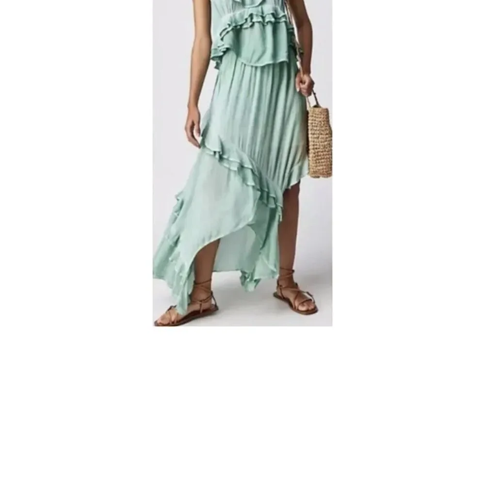 Free People If Only Set Skirt & Top flowy & featured in a crinkled tie dyed - Picture 11 of 11